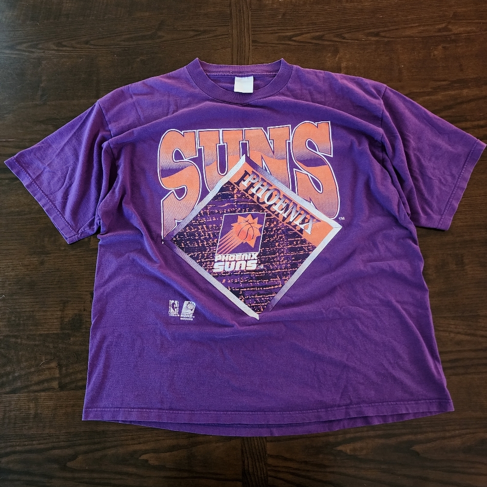 Vintage 90s Phoenix Suns Purple Graphic T-Shirt